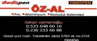 MANİSA ALÜMİNYUM PVC DOĞRAMA